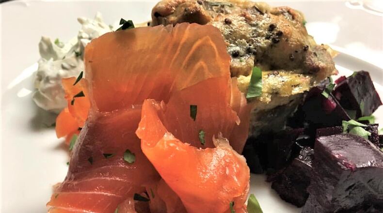 Smoked salmon, one of the dishes on the Corner Kitchen's new brunch menu.