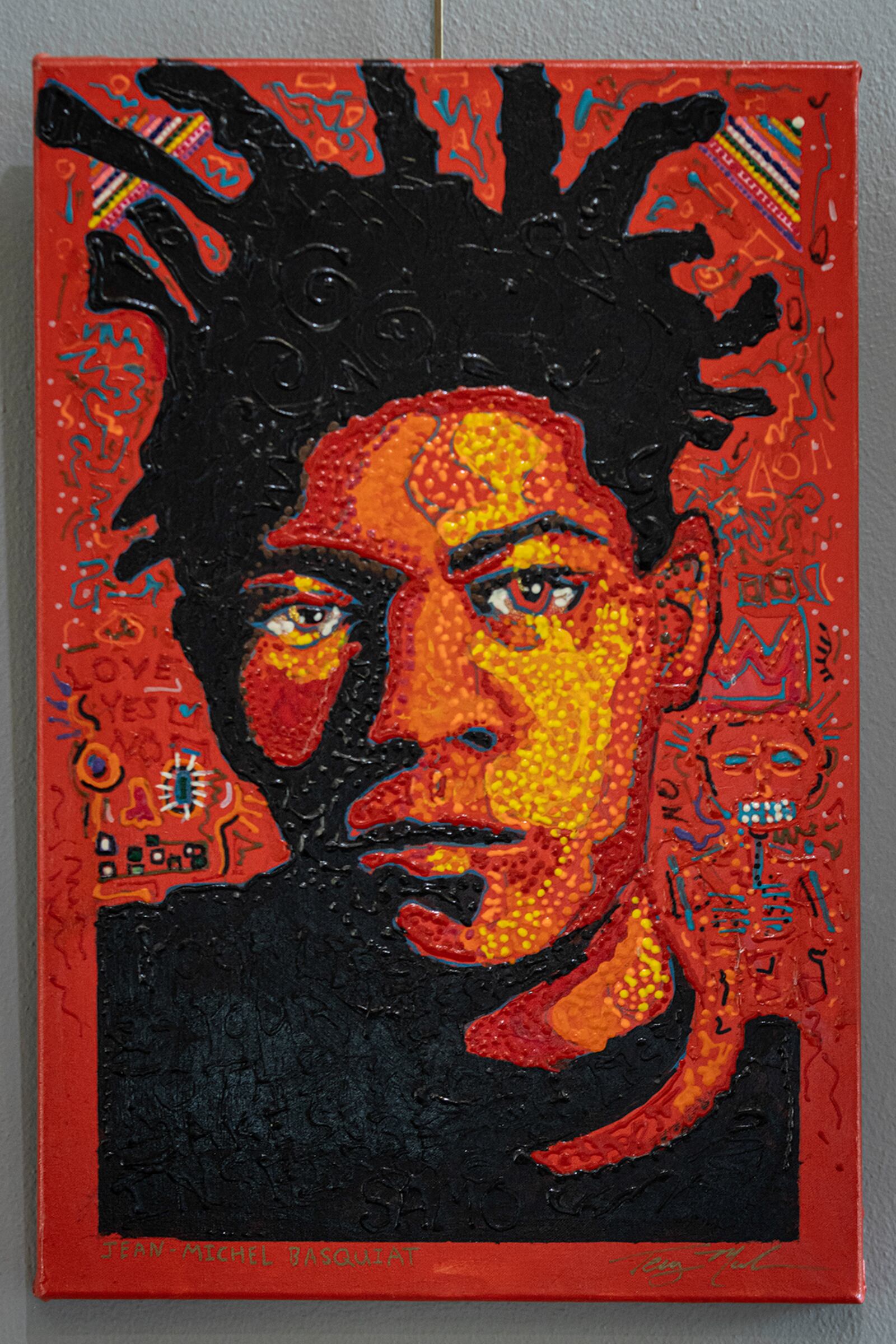 "Jean-Michel Basquiat" by (Terry Lynn Monk). CONTRIBUTED/STORM FALCON STUDIOS