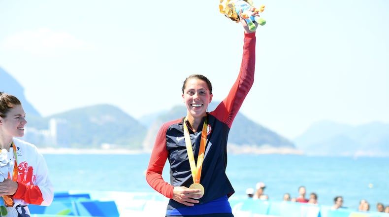 Grace Norman won a gold medal in the triathlon last year at the Paralympics in Rio. CONTRIBUTED