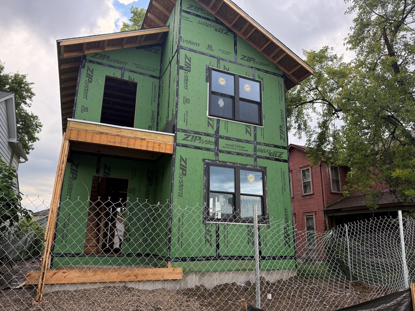 County Corp is building four new market-rate homes on West First and Williams streets in the Wolf Creek neighborhood. The organization also plans to build 27 new rental homes in the West Dayton neighborhood. CORNELIUS FROLIK / STAFF