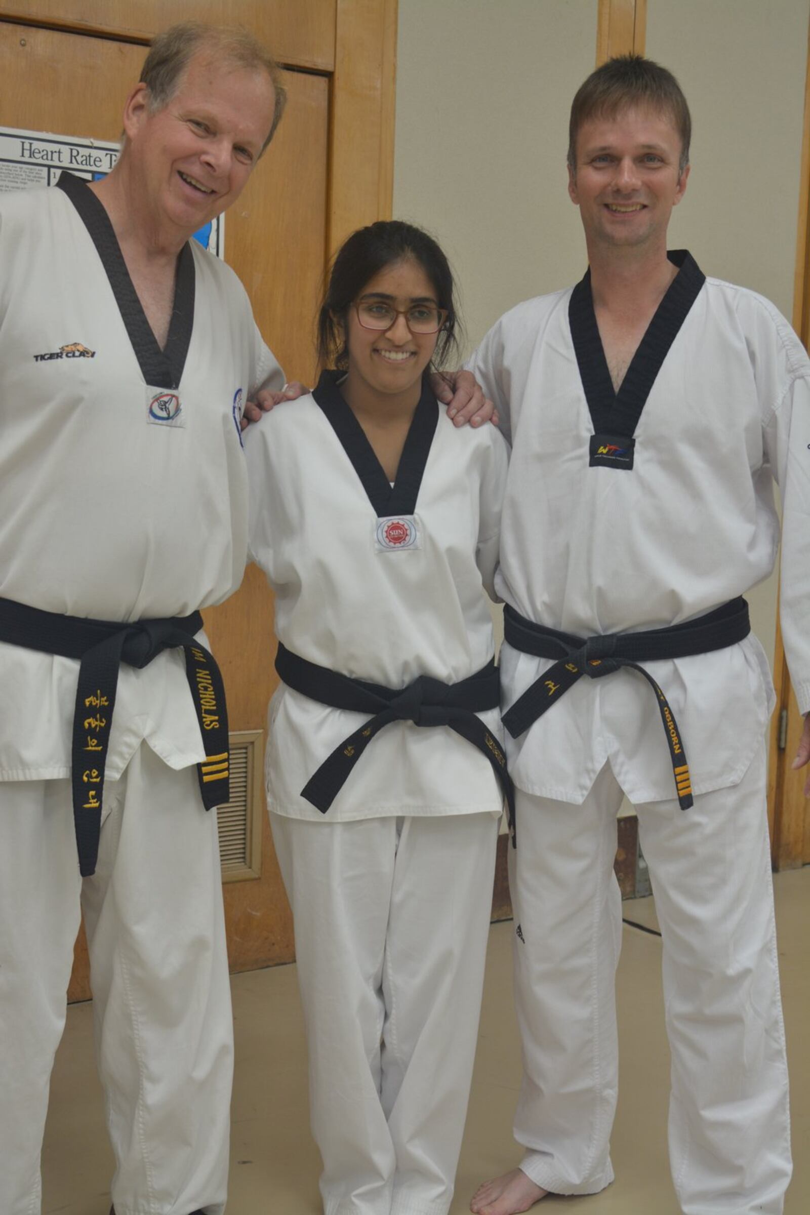 Trisha Kilkarni got black belt in taekwondo two years ago. CONTRIBUTED