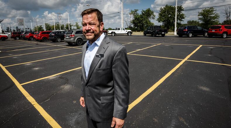 Jim Evans, owner of Evans Dealer Group. JIM NOELKER/STAFF
