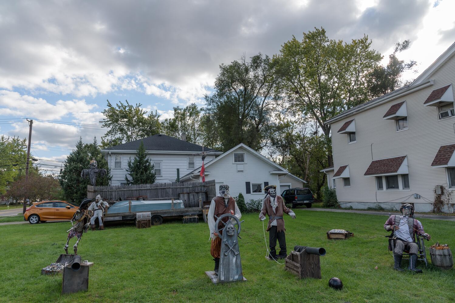 PHOTOS: Larger than life Halloween decorations in downtown Fairborn