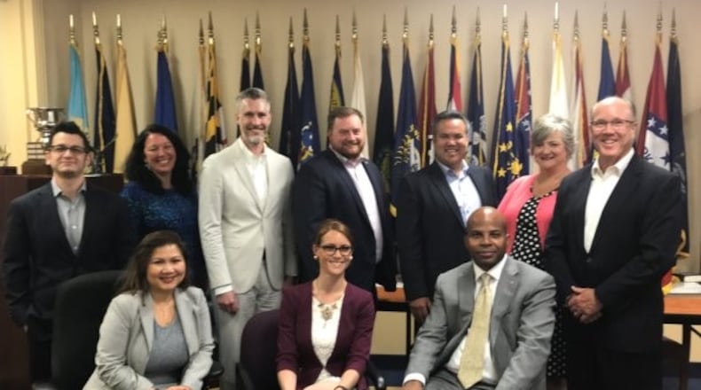 Executive leaders from Amvets and CareSource met to discuss a collaborative effort to create access to health care for veterans. CONTRIBUTED