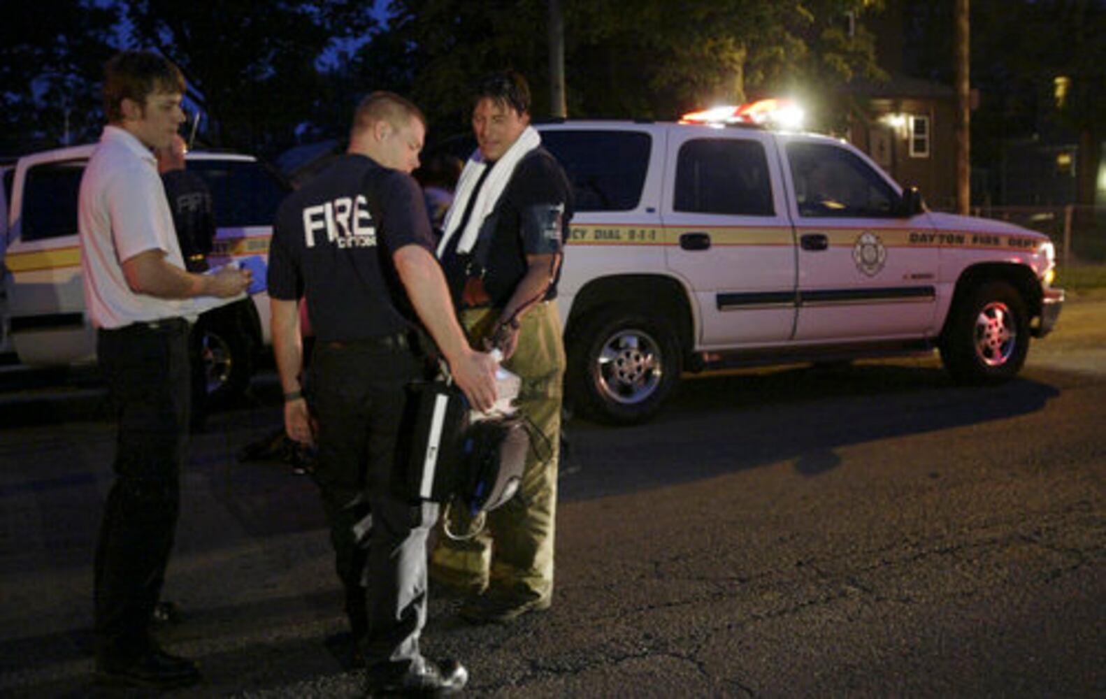 Fire at multi-family home