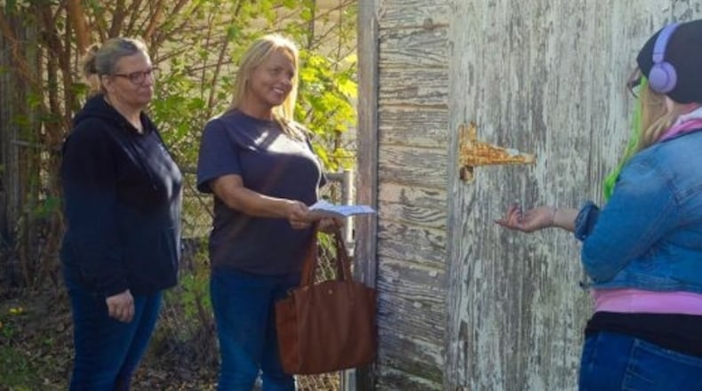 Sidewalk Soldiers reaches out to those who may be living on the street. DAN RENFRO/CONTRIBUTED