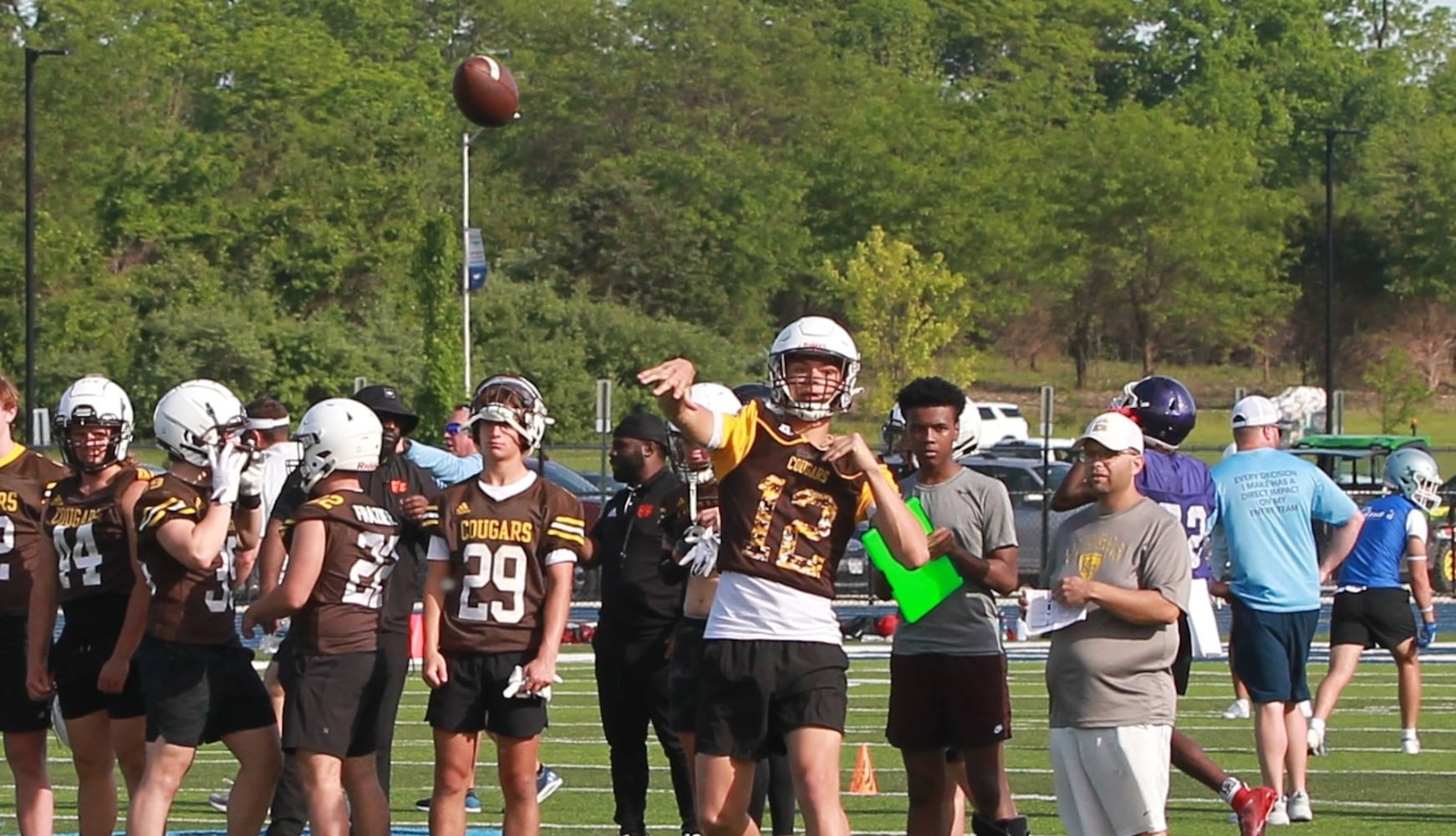 Kenton Ridge at high school football 7 on 7 Fairborn