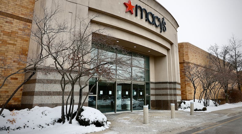 The Macy’s store at Fairfield Commons in Beavercreek will be closing its doors. MARSHALL GORBY \STAFF