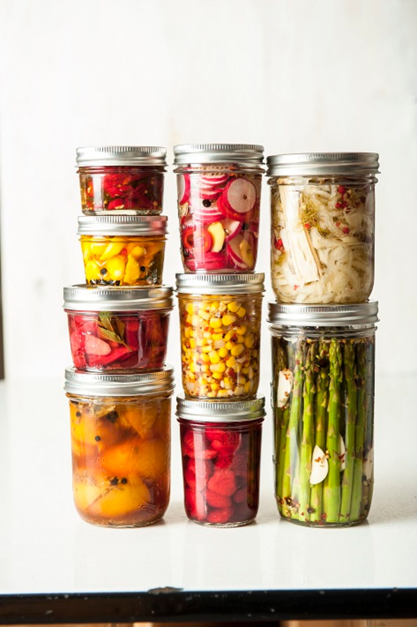 An assortment of pickled vegetables from "Savory Sweet." (Mette Nielsen)