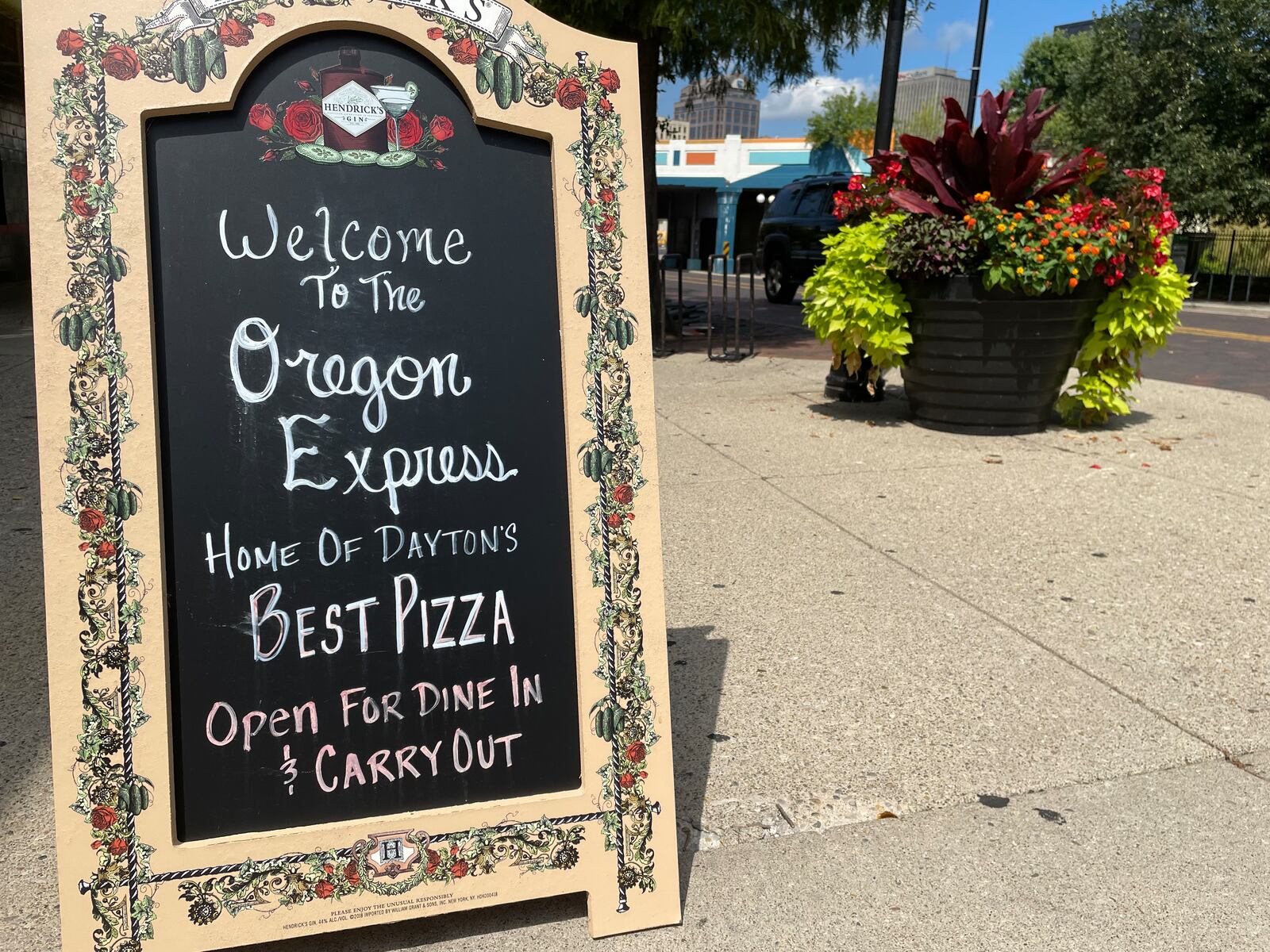 The Oregon Express, located at 336 E. Fifth St. in Dayton, is for sale. NATALIE JONES/STAFF