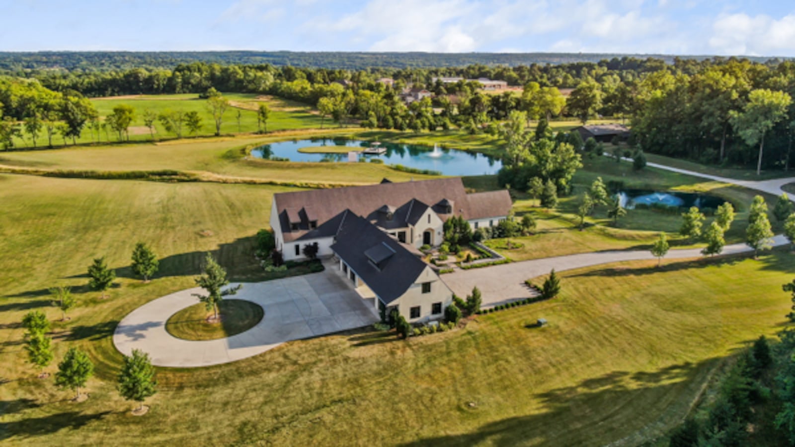 This 40-acre estate in Clearcreek Twp.'s Derby Lane Estate sold for a record $4.2 million. PROVIDED