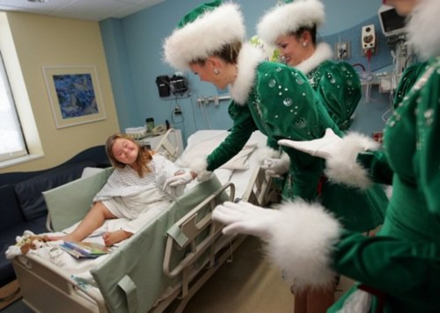 Rockettes visit Dayton hospital