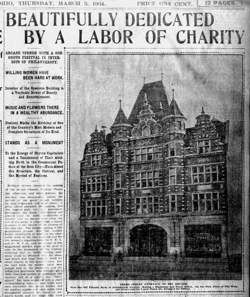 Dayton Arcade history pages