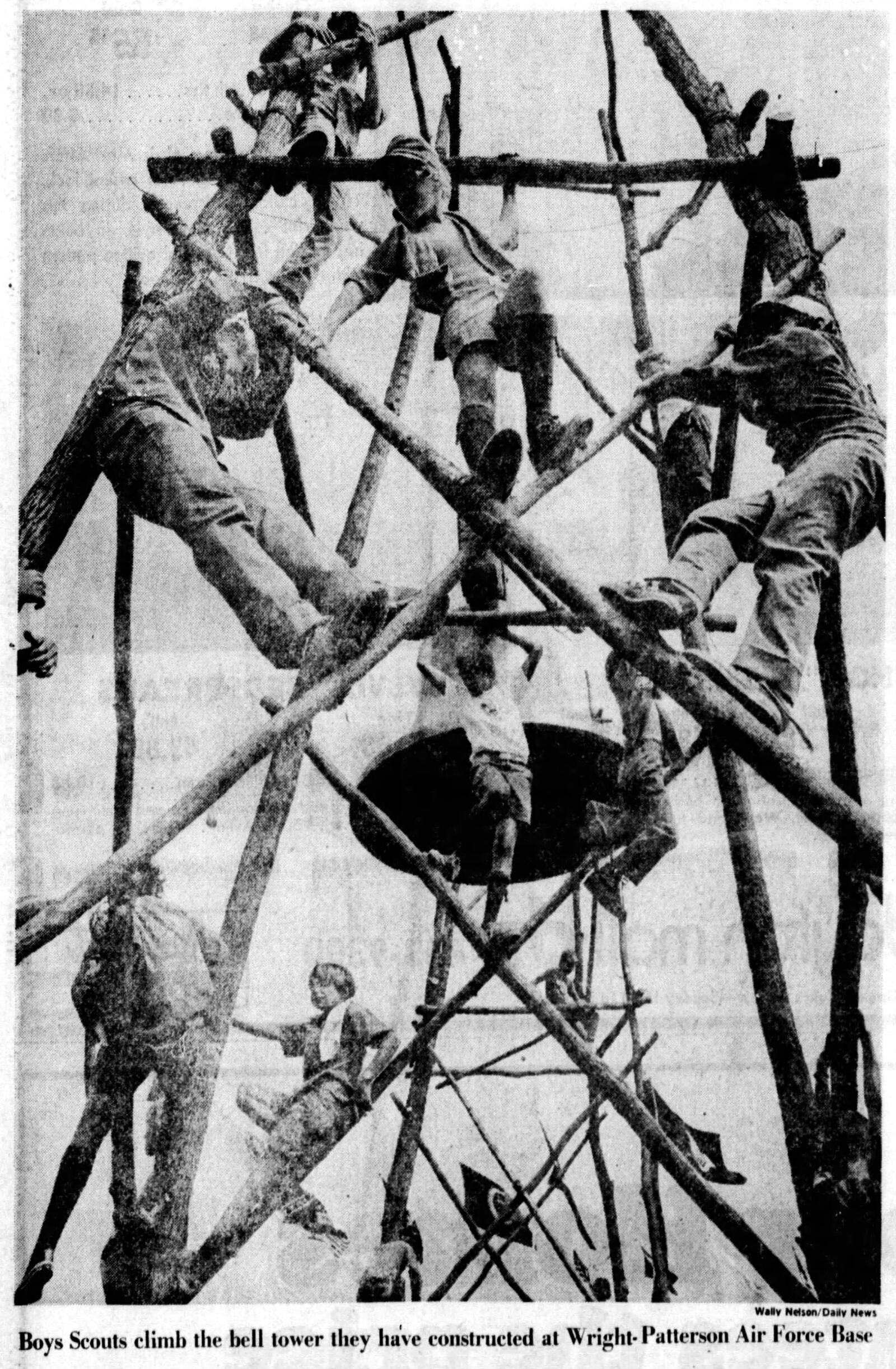 June 13, 1976: 10,000 boy scouts celebrate Bicentennial at Wright-Patterson. DAYTON DAILY NEWS ARCHIVES