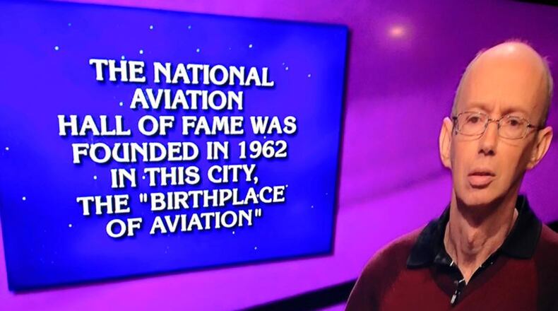 Johnny Saunders of Dallas, TX was faced with a bit of Ohio trivia on the Dec. 30 episode of Jeopardy! (Source: Contributed)