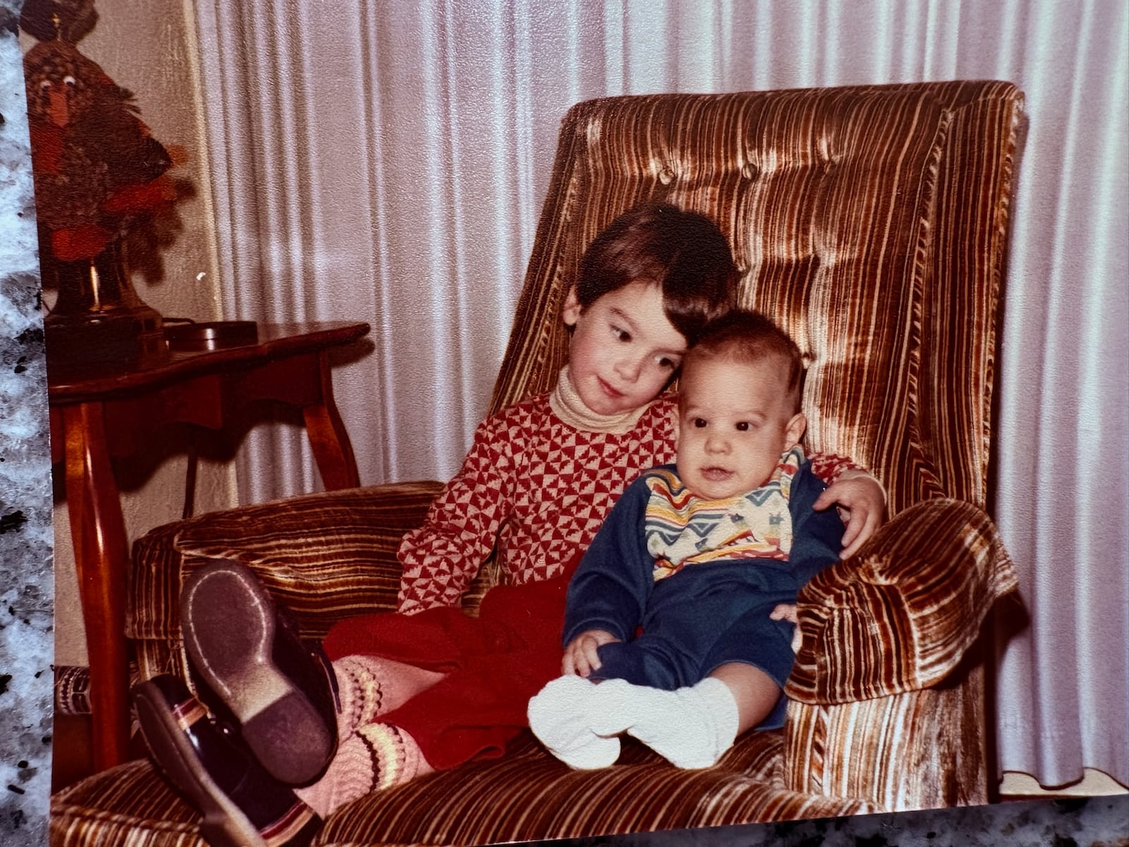 The brotherly love of 4-year-old Matt Brown with his 1-year-old brother Anthony. CONTRIBUTED PHOTO