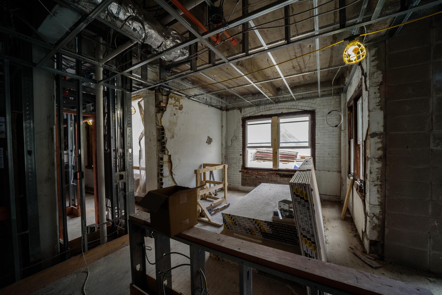 PHOTOS: Dayton Arcade recovery continues, first floor slab completed and windows restored
