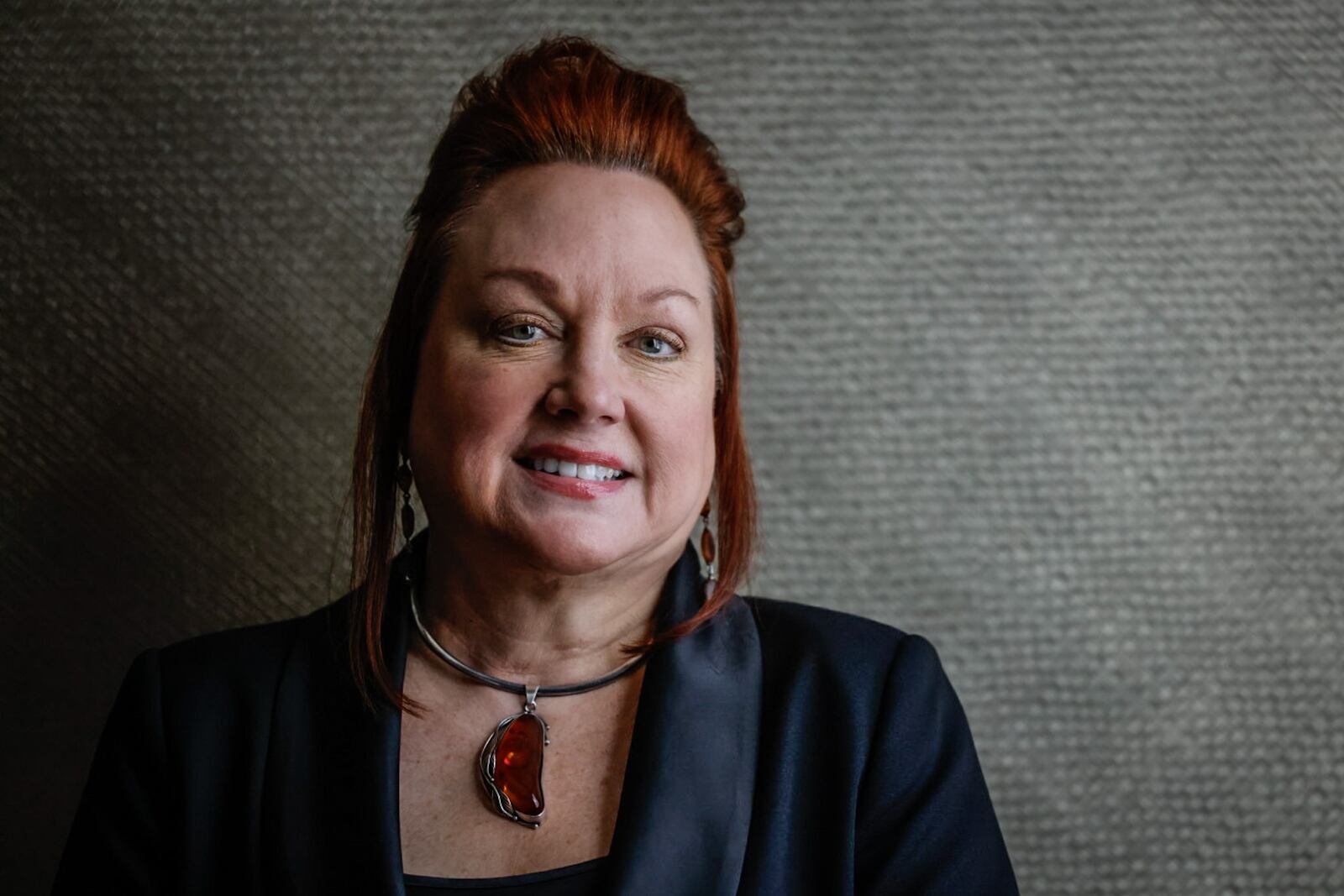 Kimberly Luse is the executive director of the Fisher Nightingale Houses, Inc. The Fisher House offers temporary lodging to the family members and caregivers of Servicemembers and Veterans who are hospitalized or are receiving extended care. JIM NOELKER/STAFF