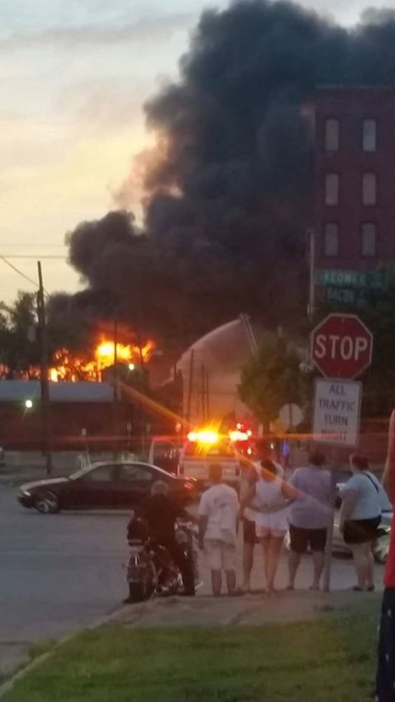 Downtown Dayton Fire