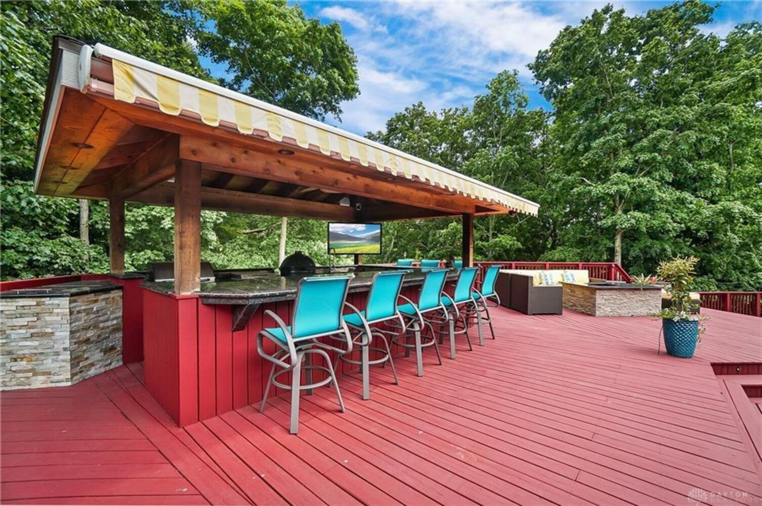 PHOTOS: Spectacular $1.8M luxury home on market with pool, golf simulator