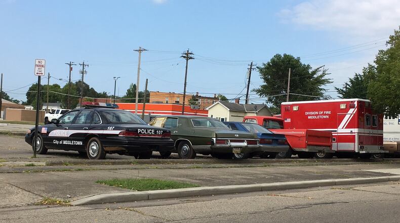 Production crews are continuing their preparations for filming “Hillbilly Elegy” at several locations around Middletown. Houses are being transformed into sets, equipment and vehicles are being staged in city parking lots during the preparations. Film crews are asking residents for privacy as they start filming in the city for the next few days. ED RICHTER/STAFF