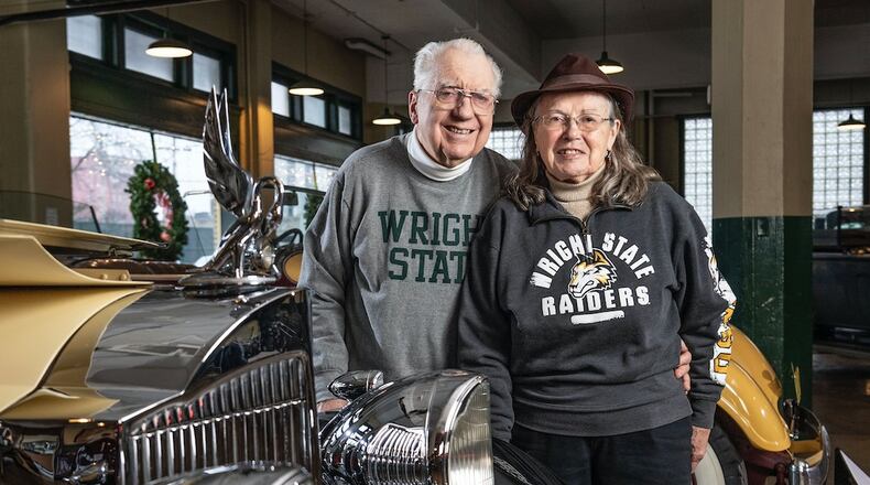 Don Bigler with his wife Lois. WRIGHT STATE UNIVERSITY