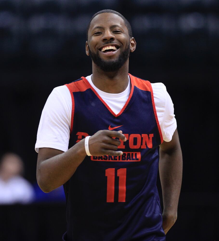 Photos: Dayton Flyers practice in Indianapolis