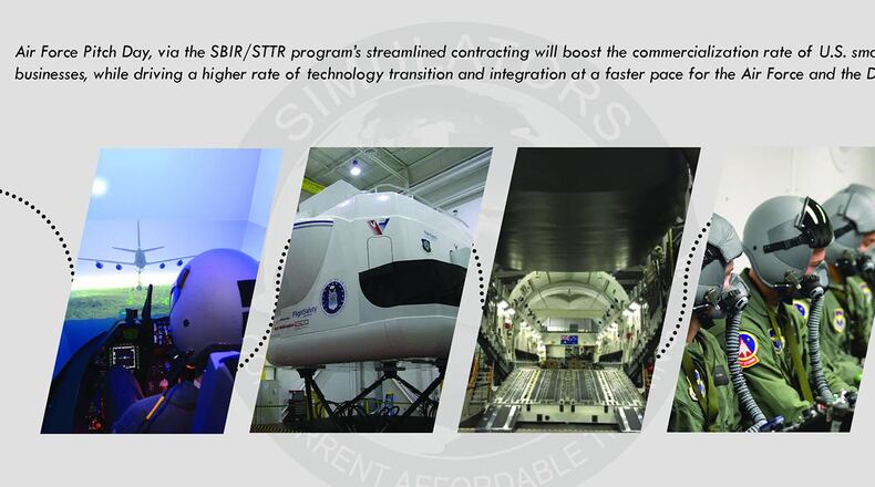 Air Force Pitch Day, via the SBIR/STTR program’s streamlined contracting, will boost the commercialization rate of U.S. small businesses, while driving a higher rate of technology transition and integration at a faster pace for the Air Force and the Department of Defense. (Contributed)