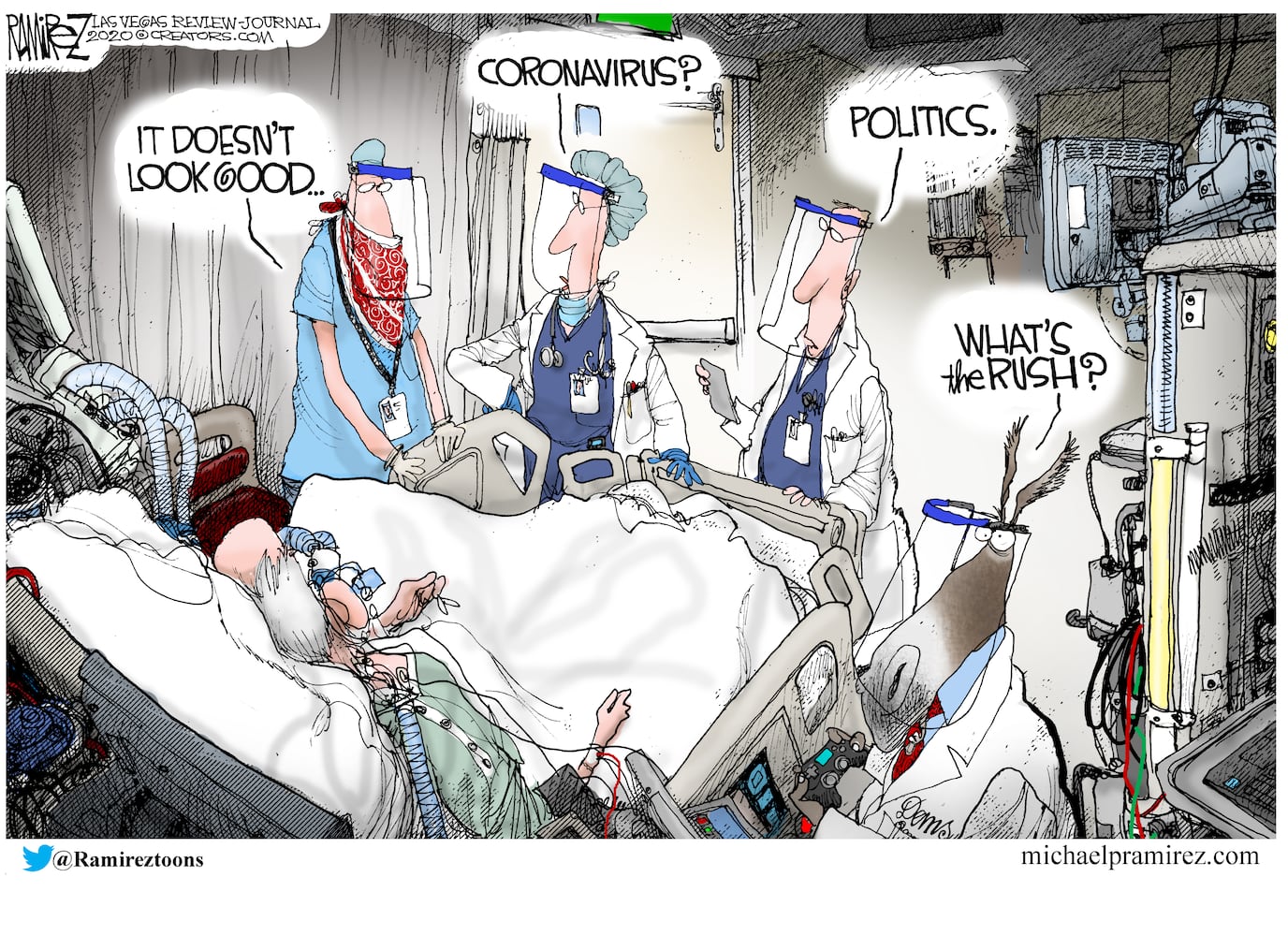 Week in cartoons: Surgical mask shortage, the economy and more