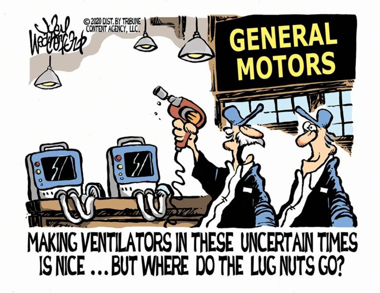 Week in cartoons: Stimulus checks, staying home and more