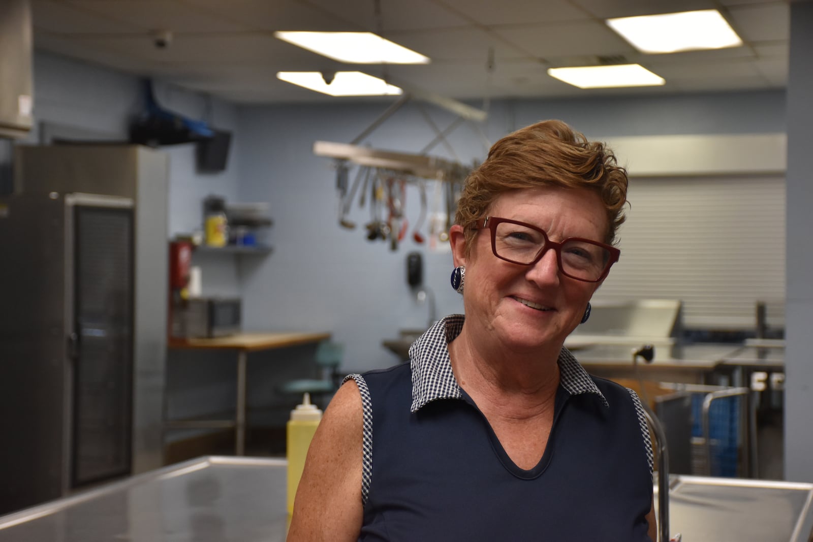 Sherry Gale, executive director of the House of Bread, which is a nonprofit in northwest Dayton that serves lunchtime meals 365 days of the year. CORNELIUS FROLIK / STAFF