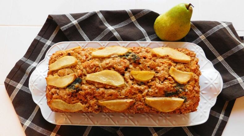 Pear, Sage and Hazelnut Bread. (Dana Cizmas/Pittsburgh Post-Gazette/TNS)