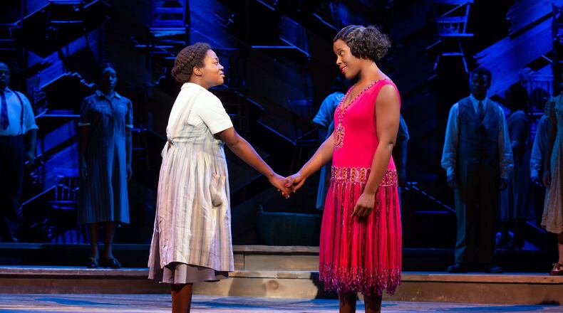 Victoria Theatre Association’s Projects Unlimited Star Attraction Series presents “The Color Purple,” the award-winning musical based on Alice Walker’s Pulitzer Prize-winning novel from 1982, at the Schuster Center in Dayton on Friday and Saturday, Feb. 14 and 15. CONTRIBUTED