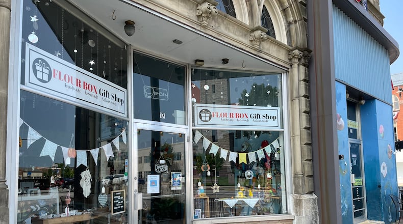 FLOUR Box Gift Shop, pictured in 2023. Xenia business owner Becky Hawkes has announced she will soon close FLOUR Box after eight years in business. NATALIE JONES/STAFF