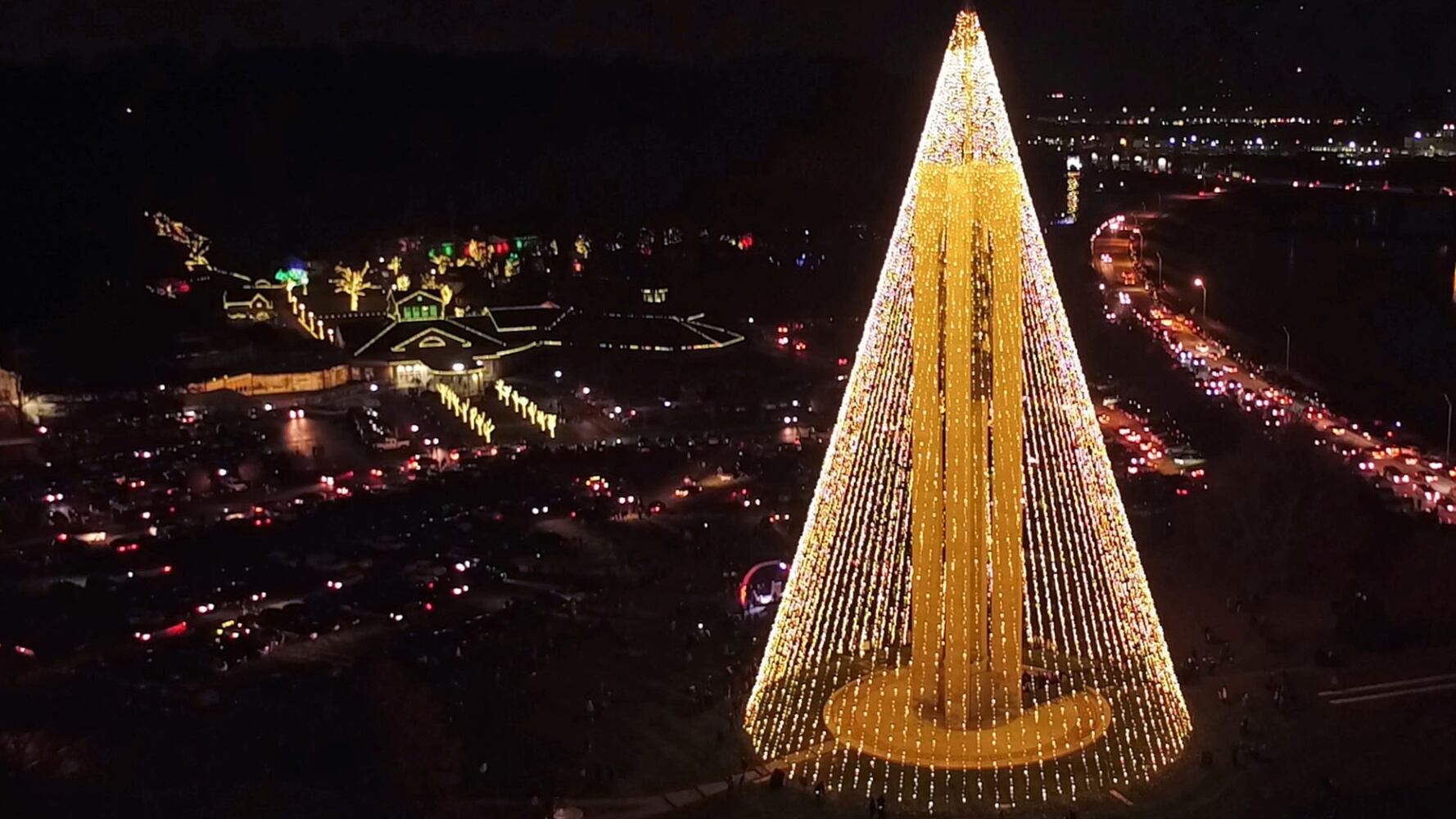 WATCH: Carillon Tree of Light illumination