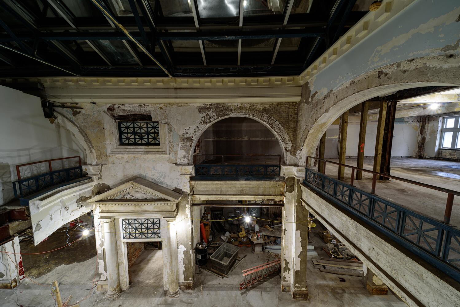 PHOTOS: The Dayton Arcade’s North Arcade awaits Phase 2 of construction