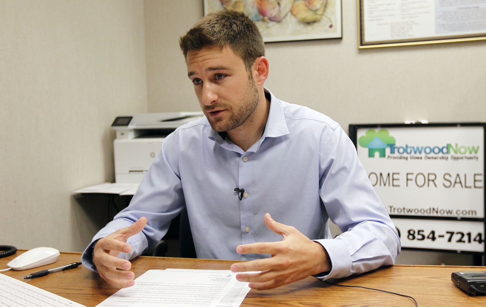 Chad Downing, housing director for the Trotwood Community Improvement Corp. TY GREENLEES / STAFF