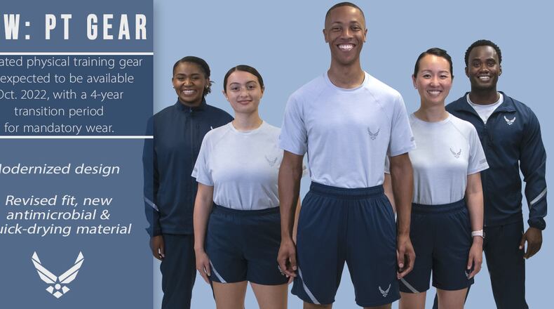 New dress and appearance changes are expected to be released in early October upon the updated publication of Air Force Instruction 36-2903, Dress and Appearance of Air Force Personnel. Changes include male bulk hair standards, cosmetic tattooing, female hair accessory size, optional hosiery in dress uniform, transparent piercing spacers and morale patches. U.S. AIR FORCE GRAPHIC/STAFF SGT. ELORA J. MCCUTCHEON