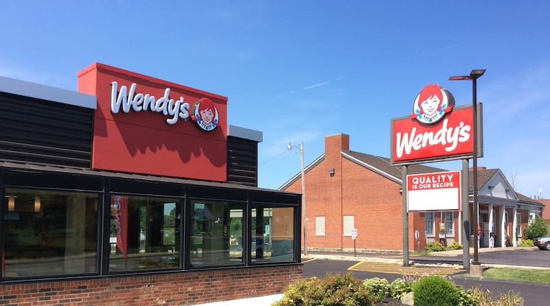 Area Wendy’s will offer a free Daves Single with any other purchase through the end of September. MARK FISHER/STAFF