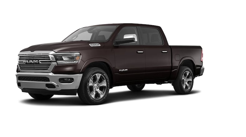 New for 2020, the third generation of the Ram 1500’s turbocharged 3.0-liter EcoDiesel V-6 is rated at 480 lbs.-ft. of torque at 1600 RPM, a 14% increase from the previous-generation EcoDiesel V-6, that peaks 400 RPM earlier. Horsepower increases 8% to 260 hp at 3600 RPM.