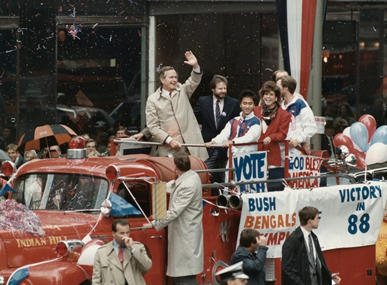 George H.W. Bush appearances in southwest Ohio