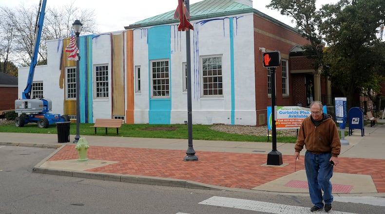 Fairborn is spending federal coronavirus dollars on library mural. MARSHALL GORBY/STAFF