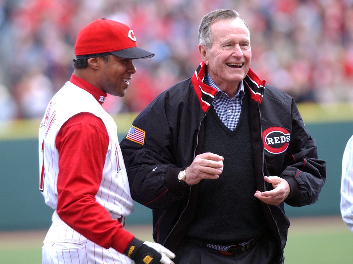 George H.W. Bush visits to southwest Ohio