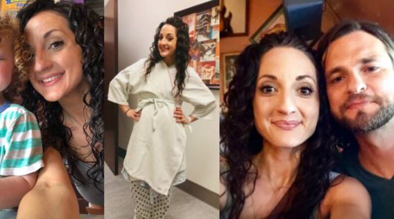 Amanda Hensler and her family.