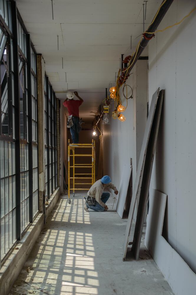 Delco Lofts Construction Progress May 2017