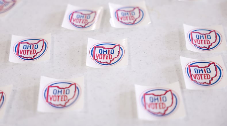 Voting was underway at Redman's Picnic Grounds in Troy on Tuesday, Nov. 4, 2025. BRYANT BILLING / STAFF