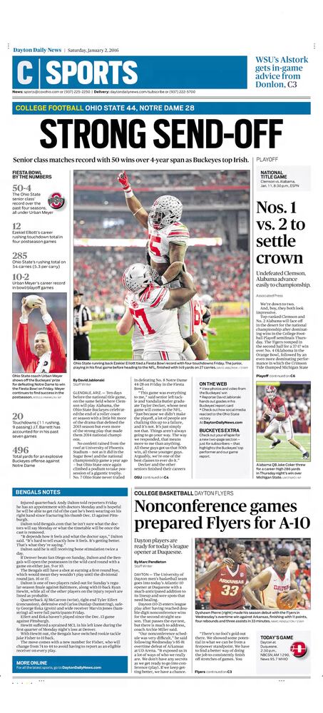 Ohio State Football pages