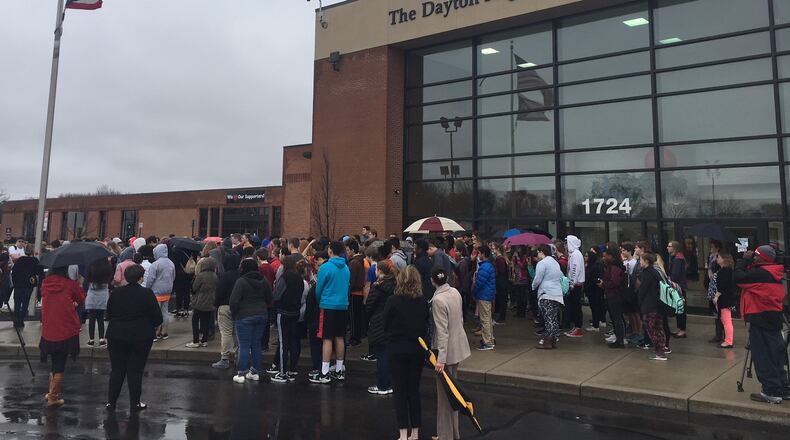 The Dayton Regional STEM School near the Kettering/Dayton border serves students in grades 6-12 with a curriculum focused on science, technology, engineering and math. WILL GARBE / STAFF