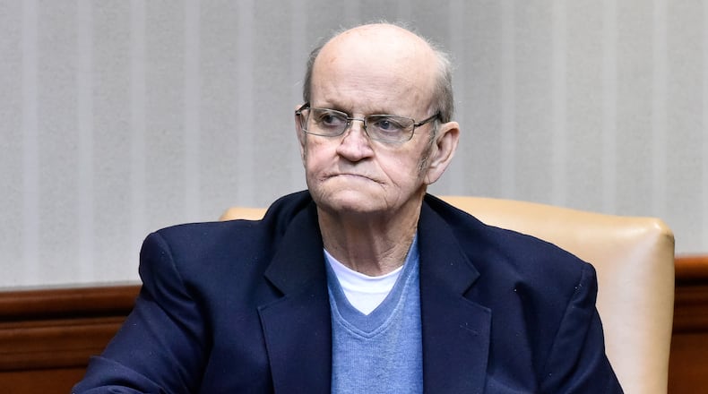 Lester Parker was found guilty of arson and murder and sentenced to life in prison without the possibility of parole until after 15 years in the case of a fire on Pater Avenue that killed Hamilton firefighter Patrick Wolterman Wednesday, Nov. 22 in Butler County Common Pleas Court in Hamilton. NICK GRAHAM/STAFF