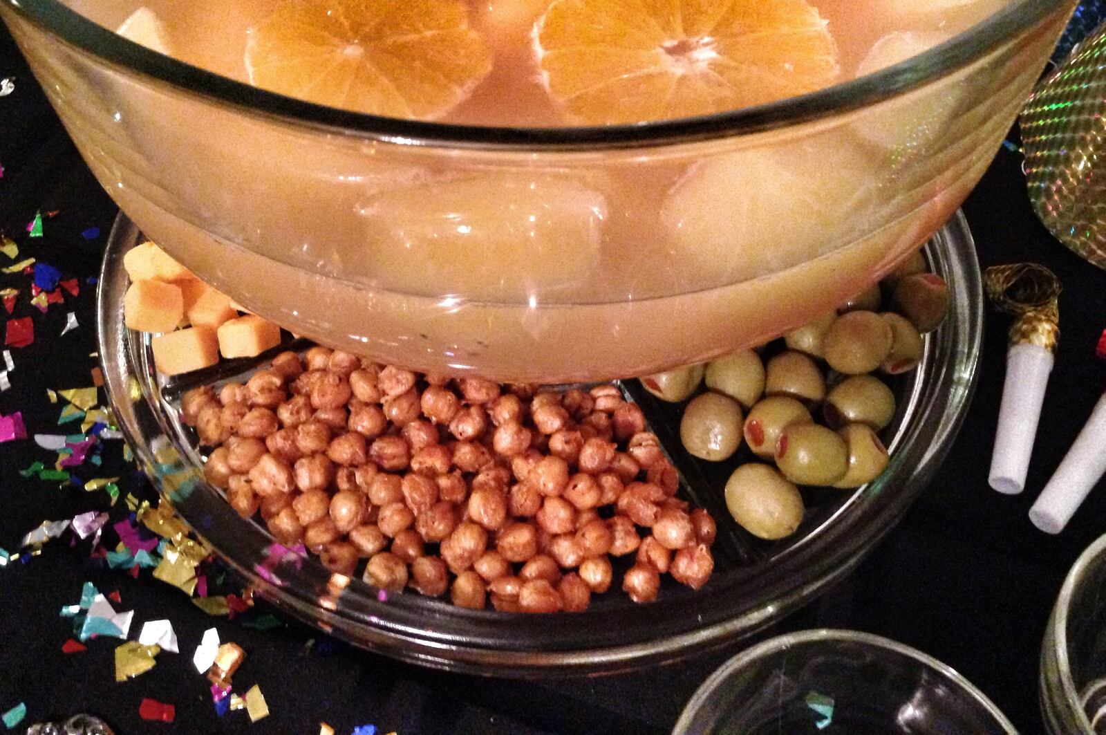 Spice up your New Year’s Eve party with these Chipotle Roasted Chickpeas. CONNIE POST/Staff